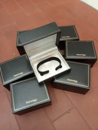 Lotto 8 scatole porta orologi Eberhard & Co.