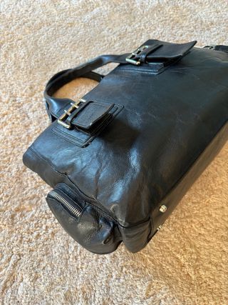 Borsa Furla Vera Pelle Nera Vintage