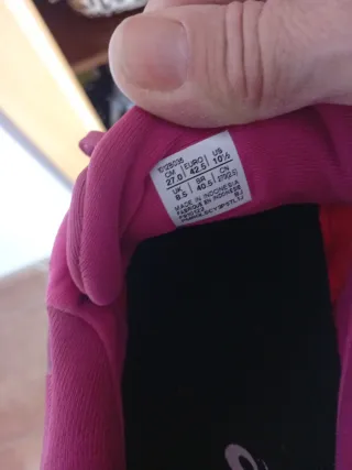 Zapatillas Asics Mujer Talla 42.5 Rosa