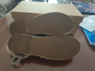 Espardeñas plateadas niña