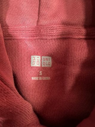 Sudadera Uniqlo Coral Oversize Talla S