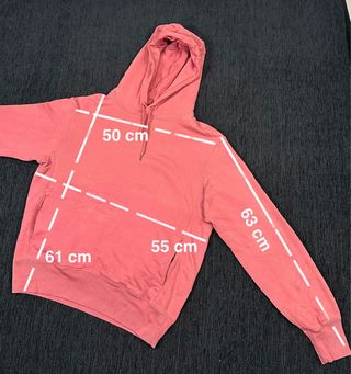 Sudadera Uniqlo Coral Oversize Talla S