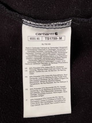 Chaqueta Carhartt Rain Defender impermeable azul