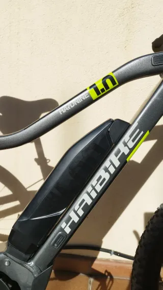 Ebike Haibike Hardnine 1.0 Gris Metalizado