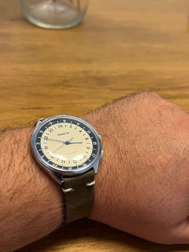 Reloj Raketa 24h Cuerda Manual Vintage