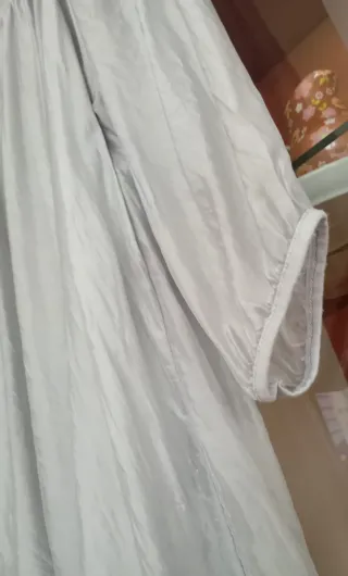 Blusa Seda Mujer Made In Italy Gris