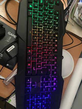 Ratón inalámbrico GAME MX122W, Teclado Led Game.