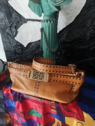 Bolso Carolina Herrera Original Marrón Dorado