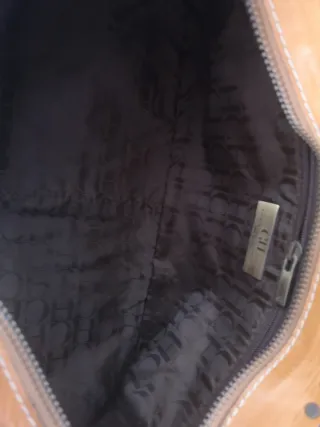 Bolso Carolina Herrera Original Marrón Dorado