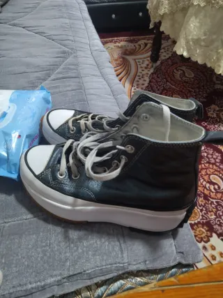 Zapatillas Converse plataforma negras