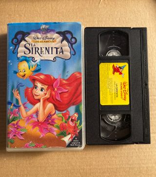VHS La Sirenita (Walt Disney Clásicos)