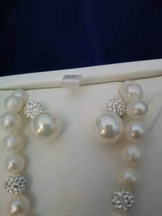 Collar y pendientes plata Lotus