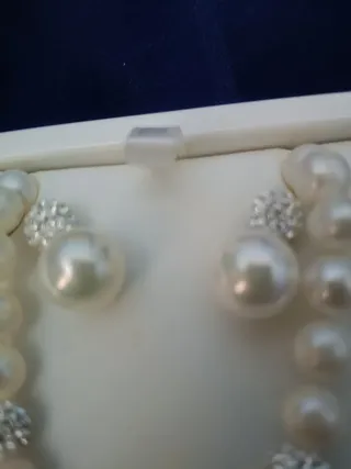 Collar y pendientes plata Lotus