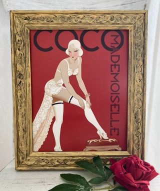 Cuadro dorado vintage Coco Mademoiselle
