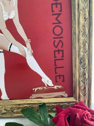 Cuadro dorado vintage Coco Mademoiselle