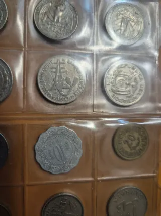 Lote monedas extranjeras