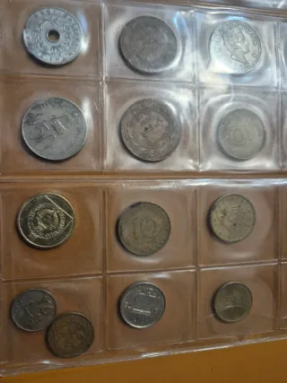Lote monedas extranjeras