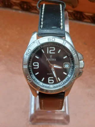 Reloj Festina Quartz Caballero Negro/Plata