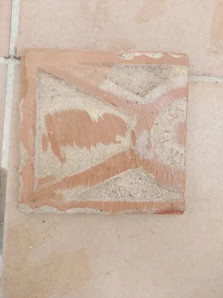 Azulejo antiguo pintado a mano Sevilla