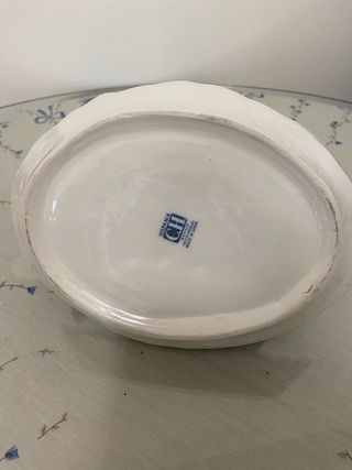 Salsera Hispania Manises Vintage Pintada Mano