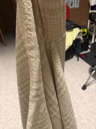 Capa con capucha beige talla única