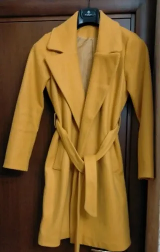 Cappotto donna giallo