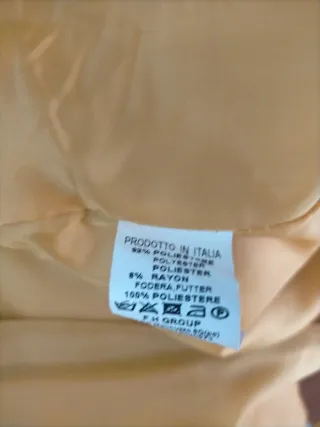 Cappotto donna giallo