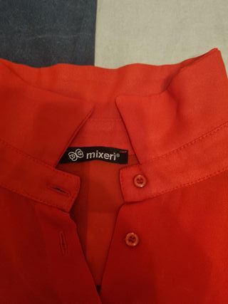 Camicia donna Mixeri rossa taglia M