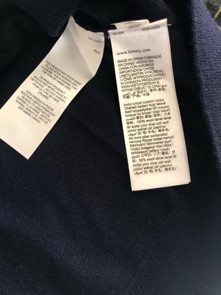 Jersey cuello alto Tommy Hilfiger azul hombre XXL