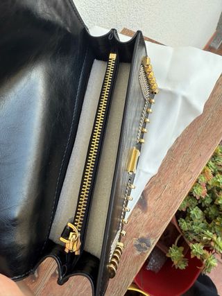 Borsa Pinko Nera con Dettagli Oro