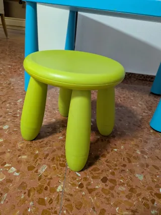 Mesa infantil Ikea azul