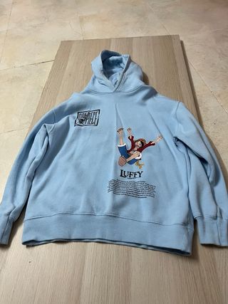 Sudadera Azul One Piece Luffy