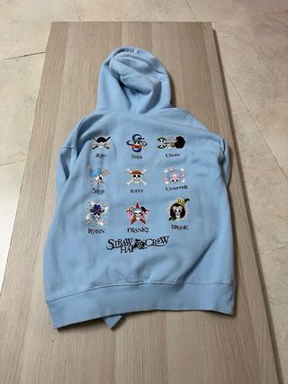 Sudadera Azul One Piece Luffy