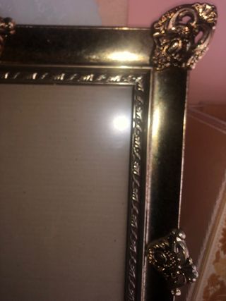 Marco de fotos dorado 62x52 cm