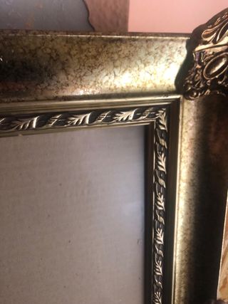 Marco de fotos dorado 62x52 cm