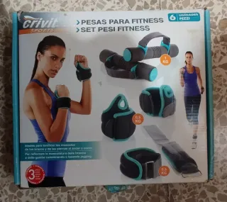 Set Pesas Fitness Crivit 6 Unidades