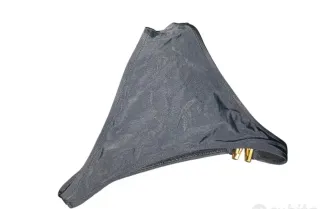 Costume da bagno Moschino nero con M dorata