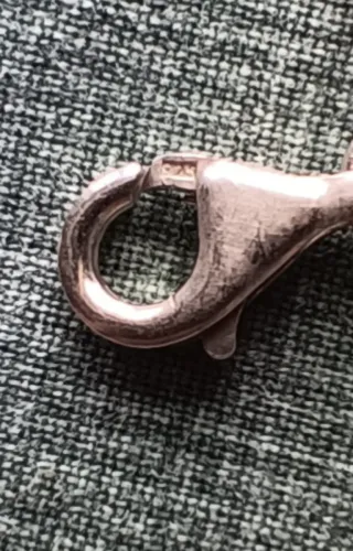 Collana Argento 925 a 3 fili e perle Tubolari