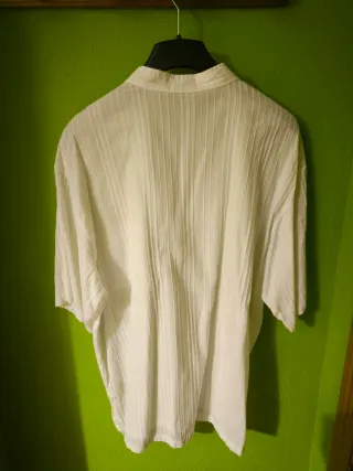 Camisa Blanca Ibicenca FRED POWER Talla 3XL