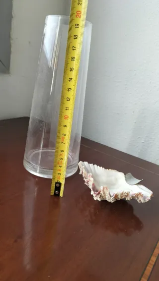 Lote Florero y Cenicero Concha