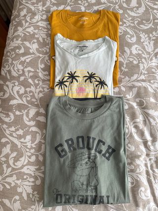 Pack 3 Camisetas Jack & Jones Talla M