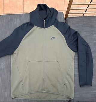 Sudadera Nike Tech Fleece Negra Verde XL