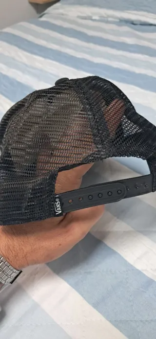 Gorra Vans Trucker Negra y Verde