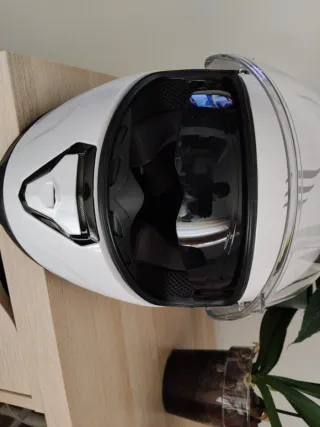 Casco de moto blanco helmets talla xs