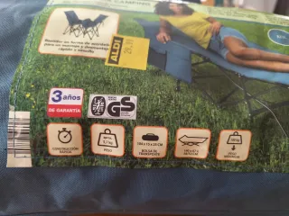 Cama de camping plegable FUN CAMP