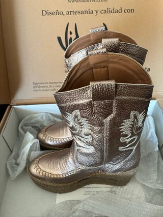 Bota alta Cowboy Vidorreta