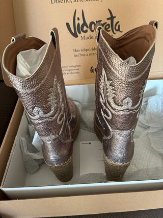 Bota alta Cowboy Vidorreta