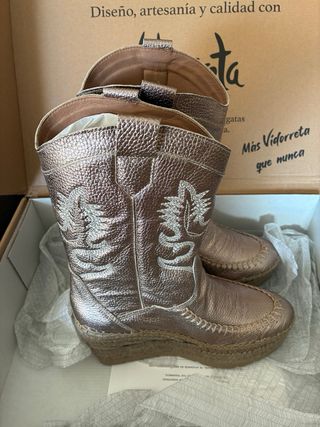 Bota alta Cowboy Vidorreta