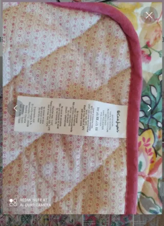 Colcha edredón flores cama 105 El Corte Inglés