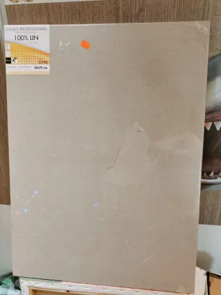 Lienzo profesional 100% lino 54x73 cm